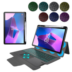 Husa cu tastatura Lenovo Tab P11 Pro Gen 2 11.2 Techsuit KeyTab Pro, negru