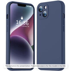 Husa silicon Oppo A79 5G Techsuit SoftFlex, bleumarin