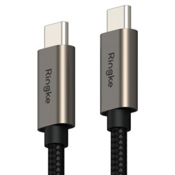 Cablu de date Fast Charging Type-C, 60W, 2m Ringke, negru