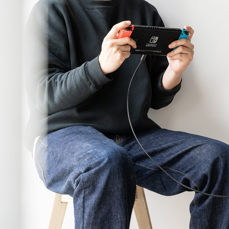 Cablu de date Fast Charging Type-C, 60W, 2m Ringke, negru