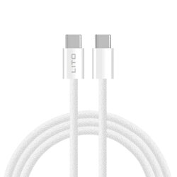 Cablu de date Fast Charging Type-C la USB-C Lito, 2m, 60W, LD04