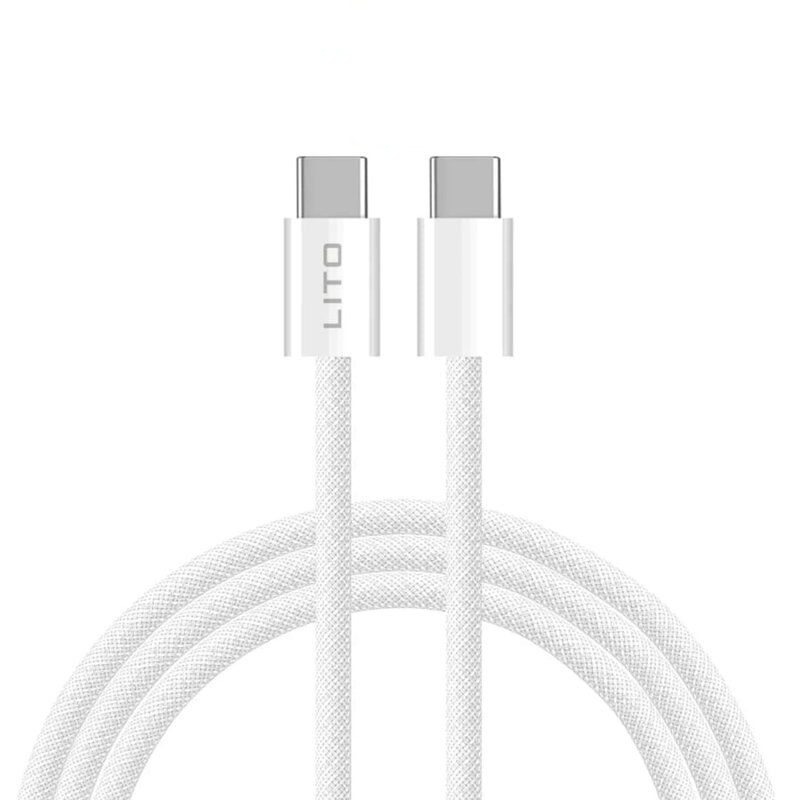 Cablu de date Fast Charging Type-C la USB-C Lito, 2m, 60W, LD04