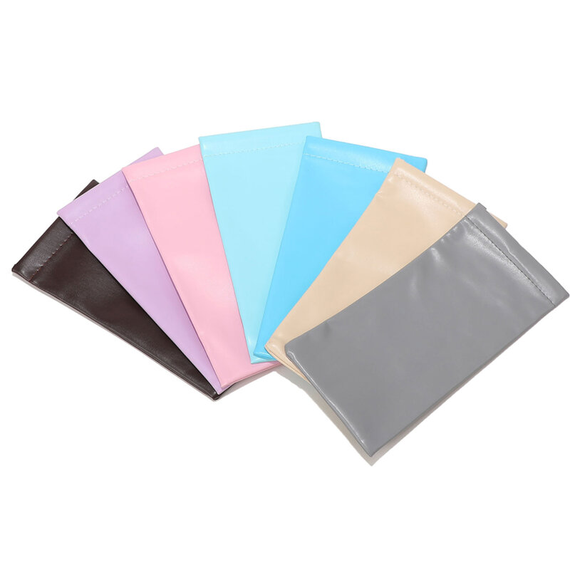 Etui, toc ochelari de vedere din piele Techsuit ETS3, crem