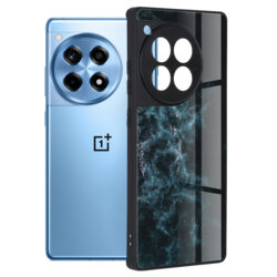 Husa OnePlus 12R Techsuit Glaze, Blue Nebula