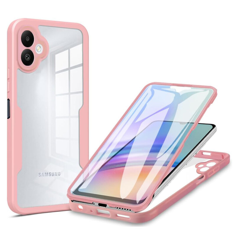 Husa 360° Samsung Galaxy A05 Techsuit ColorVerse, roz
