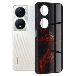 Husa Honor X7b 5G Techsuit Glaze, Red Nebula