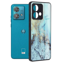 Husa Motorola Edge 40 Neo Techsuit Glaze, Blue Ocean