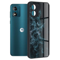 Husa Motorola Moto E13 Techsuit Glaze, Blue Nebula