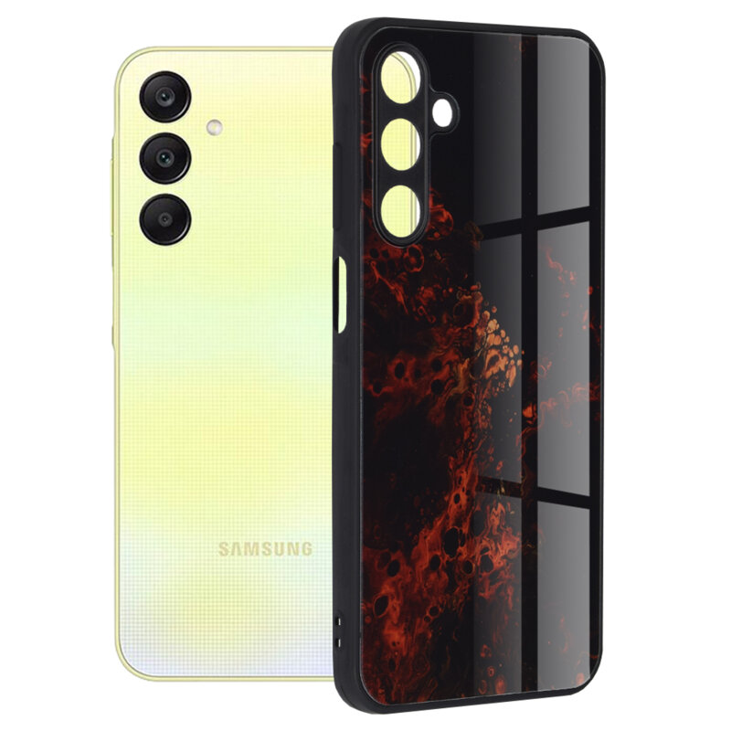 Husa Samsung Galaxy A25 5G Techsuit Glaze, Red Nebula