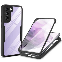 Husa 360° Samsung Galaxy S23 Techsuit ColorVerse, negru