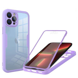 Husa 360° iPhone 13 Pro Techsuit ColorVerse, mov