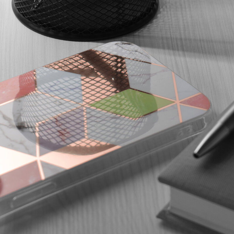 Husa Honor Magic6 Lite Techsuit Marble, Purple Hex