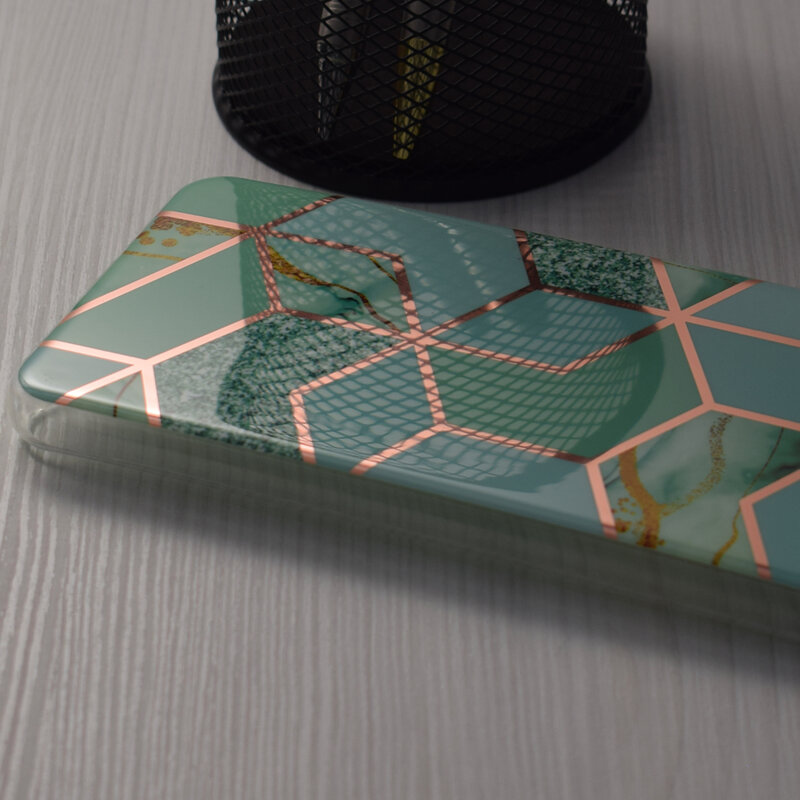 Husa Honor Magic6 Lite Techsuit Marble, Green Hex