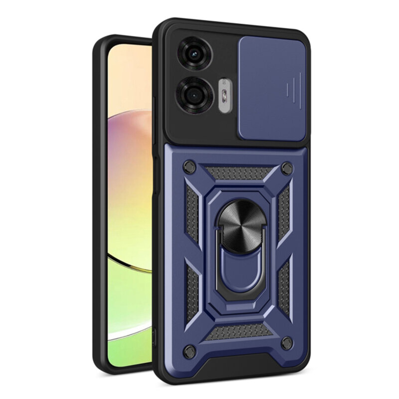 Husa Motorola Moto G24 Power protectie camera Techsuit CamShield Series, albastru