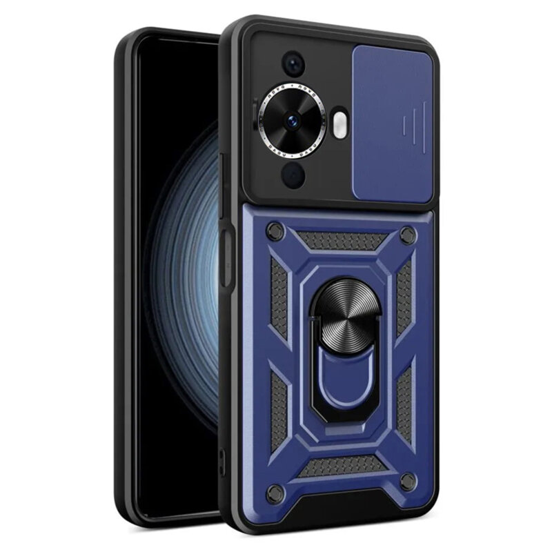 Husa Huawei nova 12s protectie camera Techsuit CamShield Series, albastru