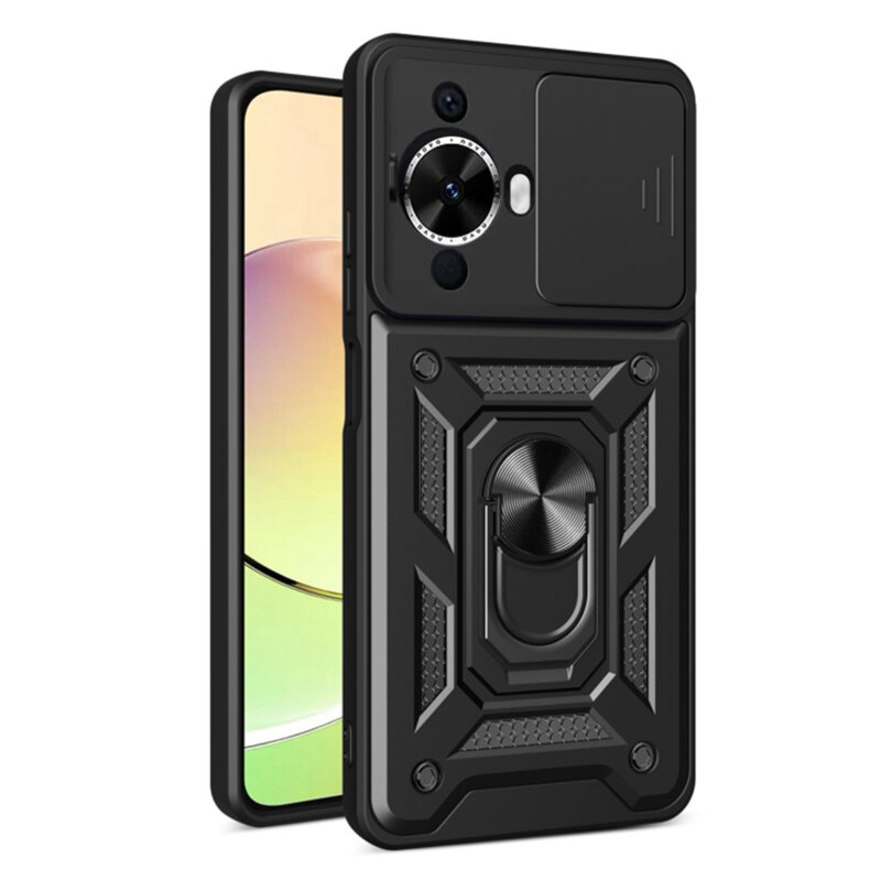 Husa Huawei nova 12s protectie camera Techsuit CamShield Series, negru