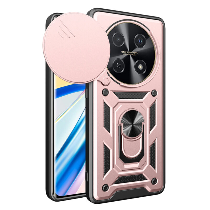 Husa Huawei nova 12i protectie camera Techsuit CamShield Series, roz