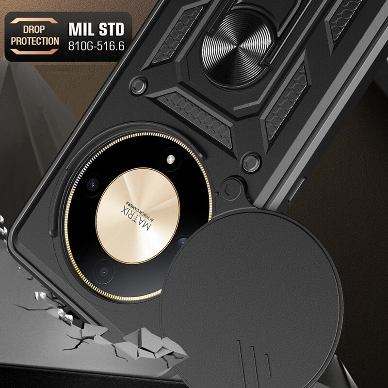 Husa Huawei nova 12i protectie camera Techsuit CamShield Series, roz