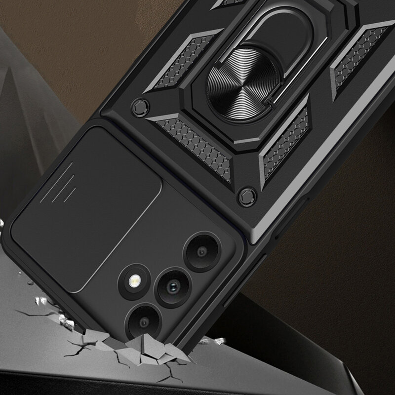 Husa Samsung Galaxy M15 protectie camera Techsuit CamShield Series, roz