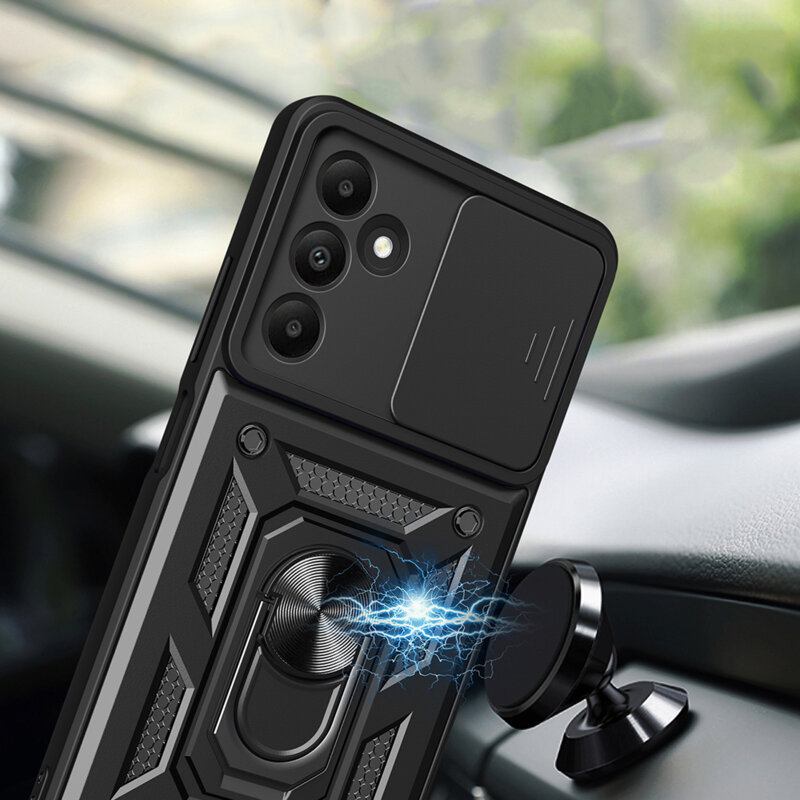 Husa Samsung Galaxy M15 protectie camera Techsuit CamShield Series, roz