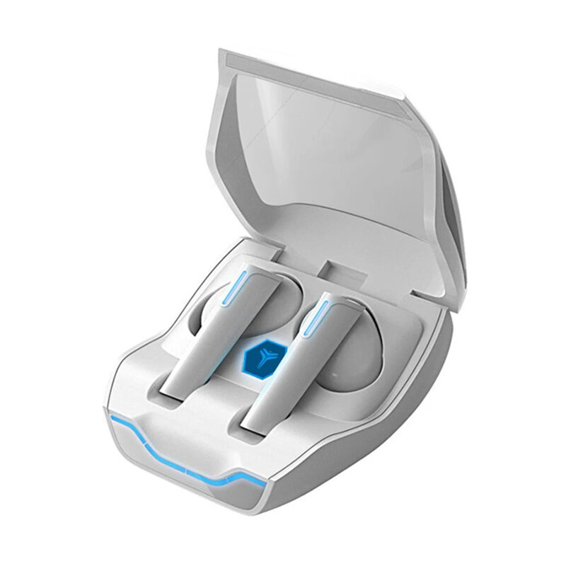 Casti Bluetooth wireless pentru gaming Lenovo XG02, alb