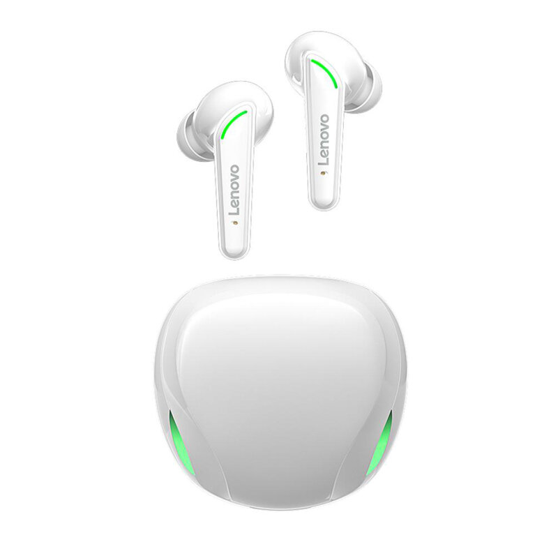 Casti gaming Bluetooth wireless cu microfon Lenovo XT92, alb