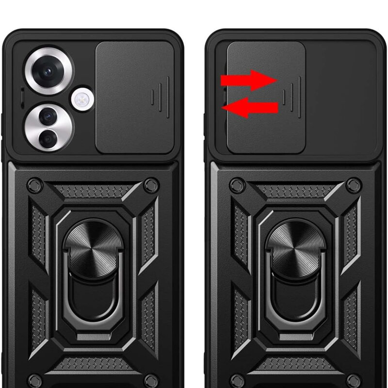 Husa Oppo Reno11 F protectie camera Techsuit CamShield Series, roz