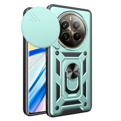 Husa Realme 12 Pro protectie camera Techsuit CamShield Series, verde