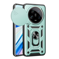 Husa Xiaomi 14 Ultra protectie camera Techsuit CamShield Series, verde