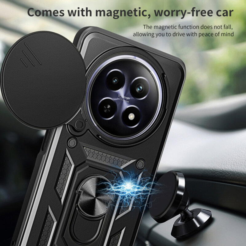 Husa Xiaomi 14 Ultra protectie camera Techsuit CamShield Series, verde