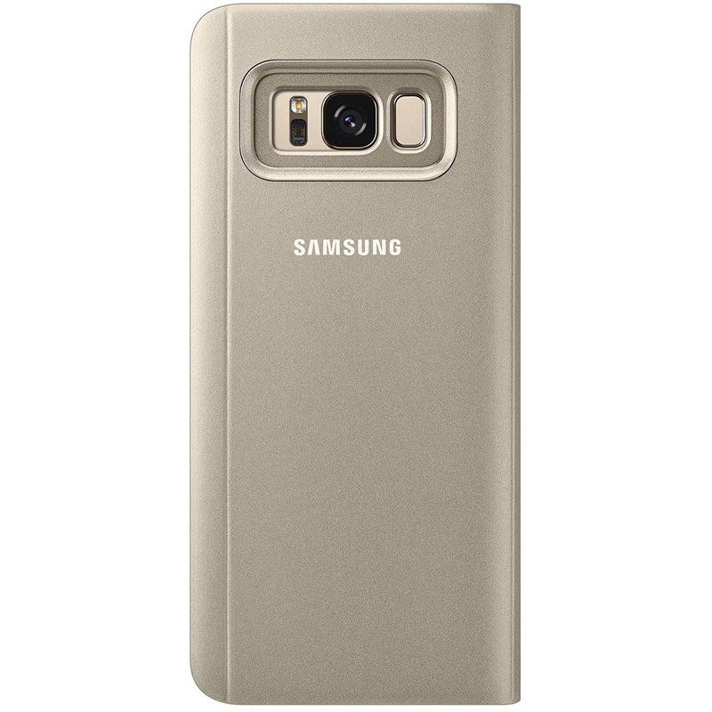 RESIGILAT - Husa Originala Samsung Galaxy S8 Clear View Cover Auriu