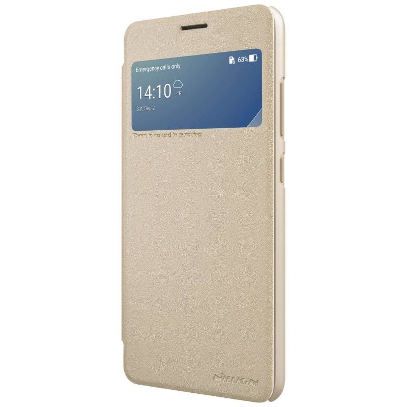 Husa Asus Zenfone 4 Max Pro ZC554KL Nillkin Sparkle S-View Flip Auriu