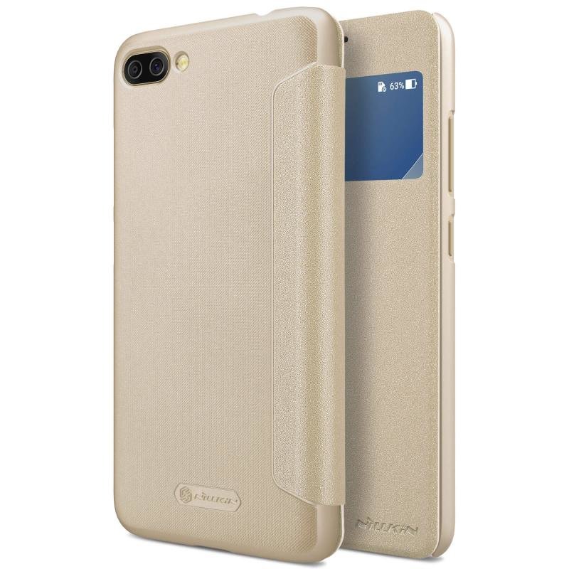 Husa Asus Zenfone 4 Max Pro ZC554KL Nillkin Sparkle S-View Flip Auriu