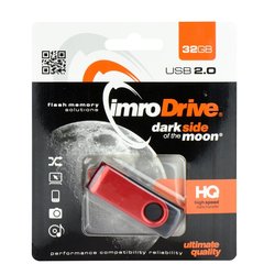 Stick de memorie USB 2.0 32 GB Imro Axis, rosu