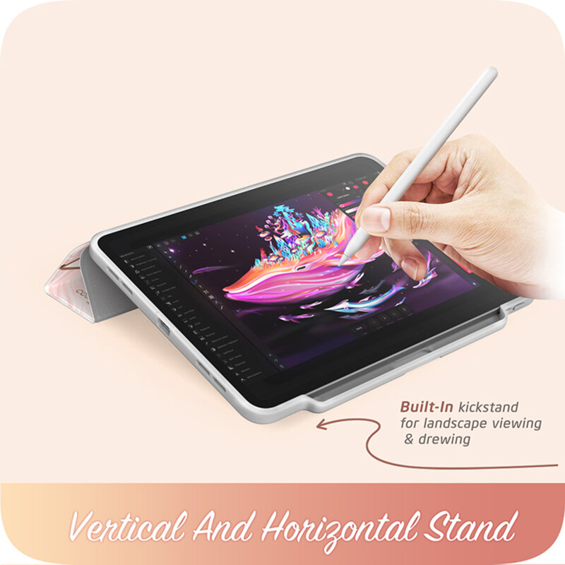 Husa iPad Air 11 (2024) I-Blason Cosmo, roz