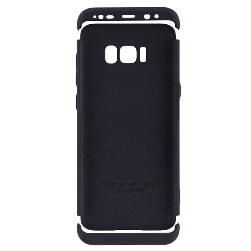 Husa Samsung Galaxy S8+, Galaxy S8 Plus Silicon Case 360 Full Cover Negru