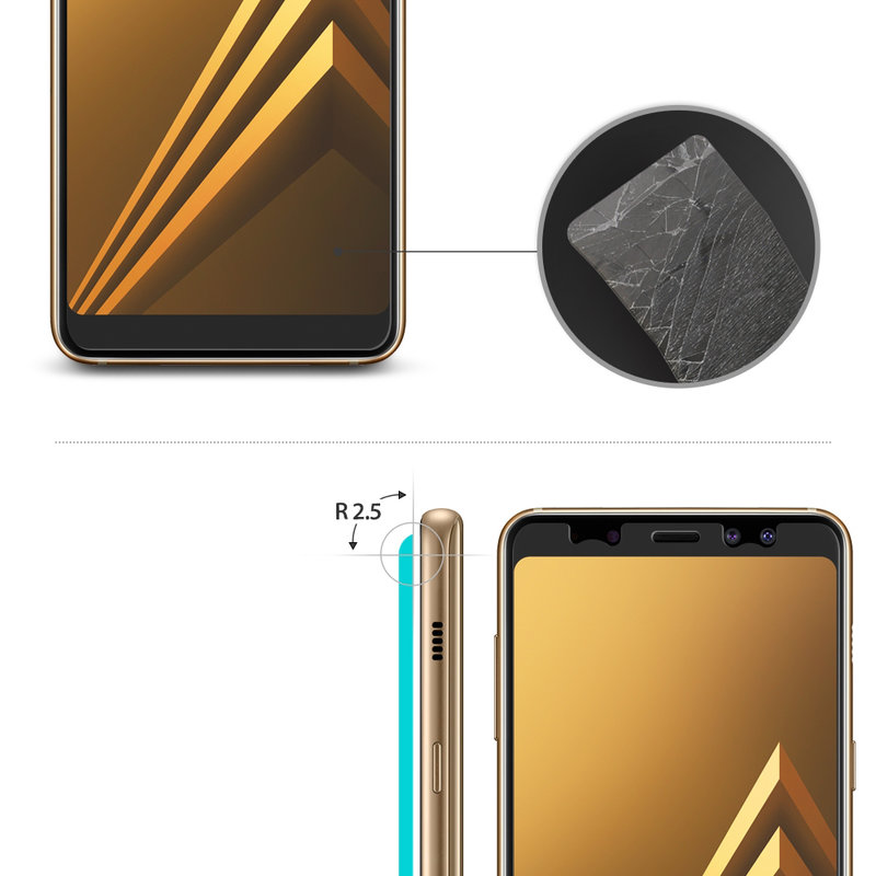 Pachet Sticla Securizata Samsung Galaxy A8 2018 A530 Ringke ID Defender