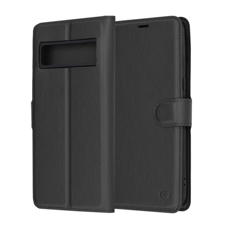 Husa Google Pixel 8 Pro Techsuit Leather Folio, negru