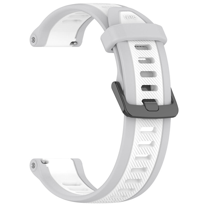 Curea Amazfit GTR 42mm Techsuit, alb, W053