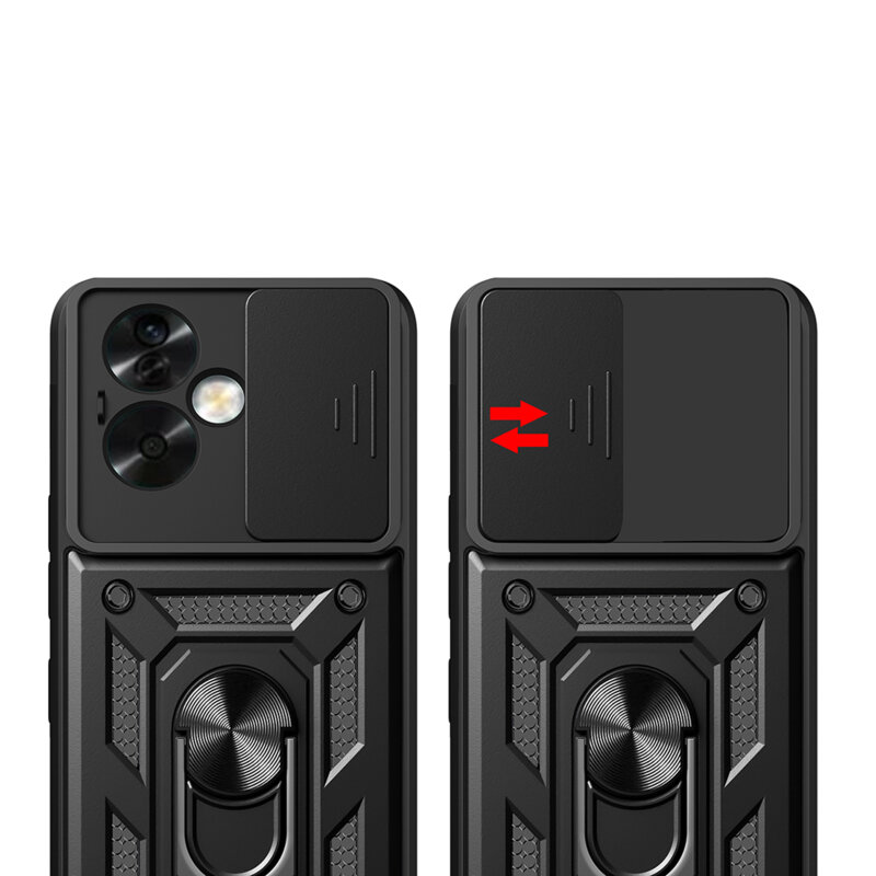 Husa Oppo A79 5G protectie camera Techsuit CamShield Series, verde