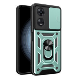 Husa Oppo A58 4G protectie camera Techsuit CamShield Series, verde