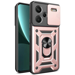 Husa Xiaomi Redmi Note 13 Pro+ 5G protectie camera Techsuit CamShield Series, roz