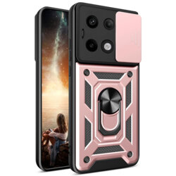 Husa Xiaomi Poco X6 protectie camera Techsuit CamShield Series, roz
