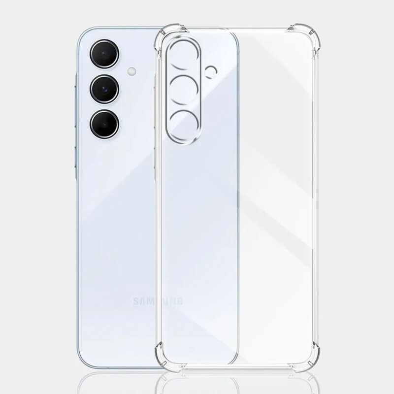 Husa Samsung Galaxy M15 Techsuit Shockproof Clear Silicone, transparenta