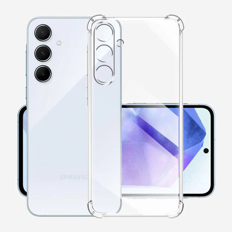 Husa Samsung Galaxy M15 Techsuit Shockproof Clear Silicone, transparenta
