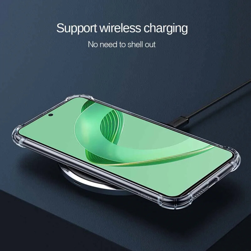 Husa Huawei nova 11 SE Techsuit Shockproof Clear Silicone, transparenta