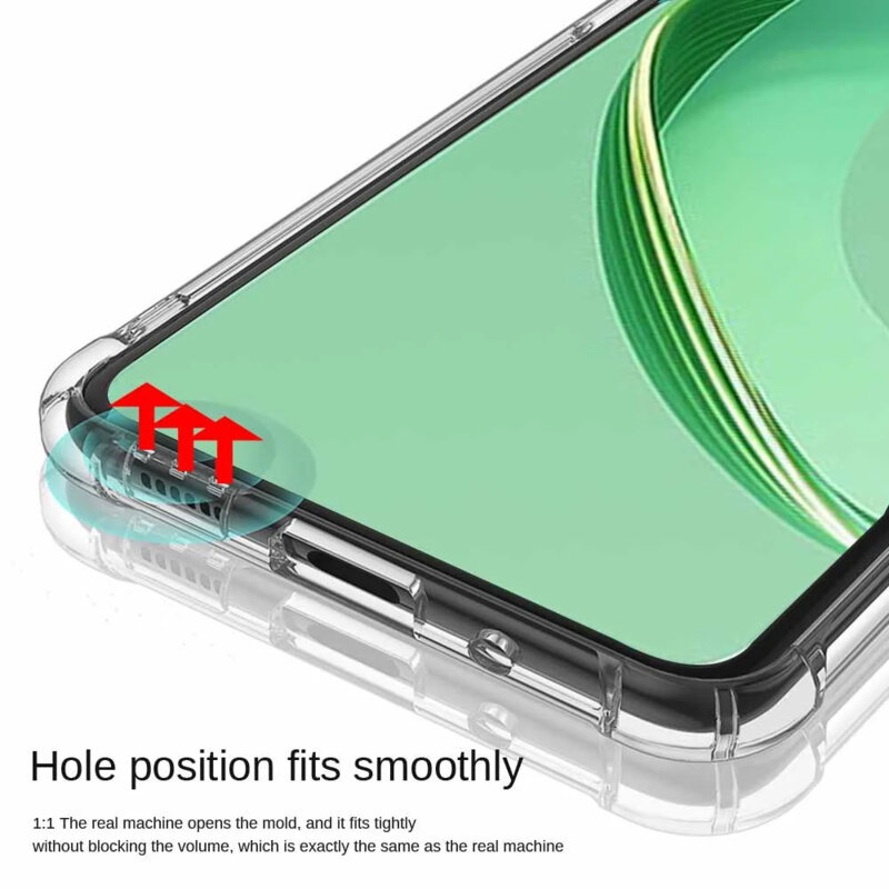 Husa Huawei nova 11 SE Techsuit Shockproof Clear Silicone, transparenta