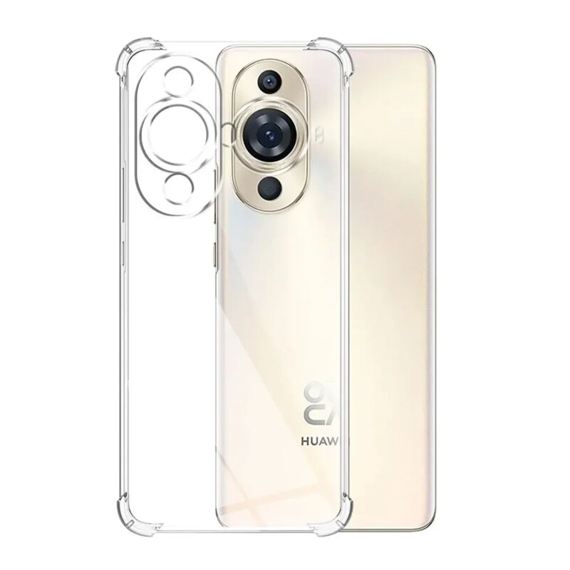Husa Huawei nova 11 Techsuit Shockproof Clear Silicone, transparenta