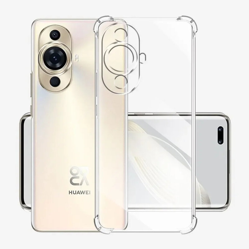 Husa Huawei nova 11 Techsuit Shockproof Clear Silicone, transparenta