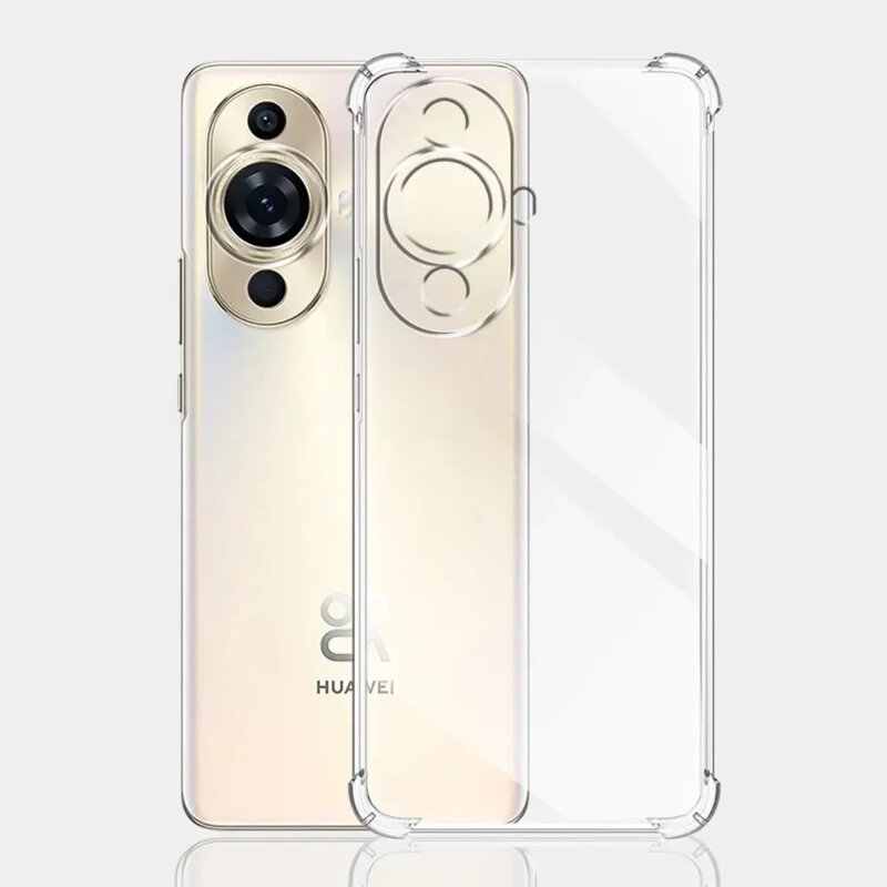 Husa Huawei nova 11 Techsuit Shockproof Clear Silicone, transparenta